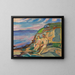 Zonnebank - Edvard Munch — ingelijst kunstwerk aan de muur