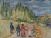 Het bos van sprookjes - Edvard Munch — weergave van het kunstwerk