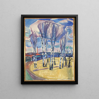 Edvard Munch - The Tram Loop At Skyen.webp