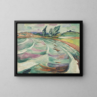 De Golf - Edvard Munch — ingelijst kunstwerk aan de muur