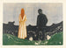 Twee mensen, de eenzamen - Edvard Munch — weergave van het kunstwerk