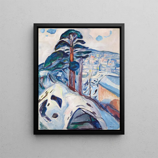 Edvard Munch - Winter in Krager.webp