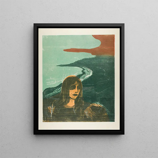 Edvard Munch - Womans Head against the Shore.webp