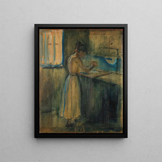 Edvard Munch - Young Woman Washing herself.webp