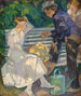 In de tuin van de christelijke vicariaten - Edvard Weie — weergave van het kunstwerk