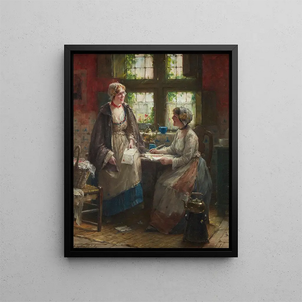 Edward Antoon Portielje - The Letter.webp