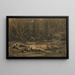 Een ravijn bij Inkermann - Edward Armitage — ingelijst kunstwerk aan de muur