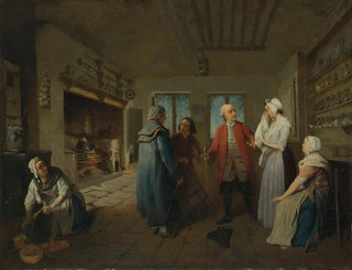 Edward Bird - The reception in the kitchen of the news of master Bobby Shandys Death.webp