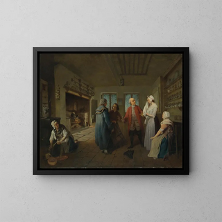 Edward Bird - The reception in the kitchen of the news of master Bobby Shandys Death.webp