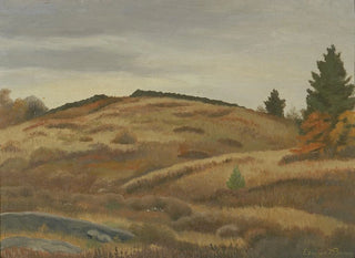 Herfstvelden - Edward Bruce — weergave van het kunstwerk
