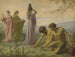De Israëlieten die manna verzamelen - Edward Clifford — weergave van het kunstwerk