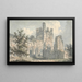 Abbaye de Llanthony, Monmouthshire - Edward Dayes — ingelijst kunstwerk aan de muur
