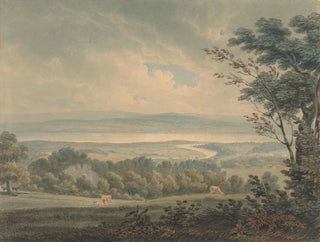 Edward Dayes - The Meeting of the Rivers Severn and Wye near Chepstow.webp