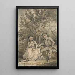 Edward Edwards - Illustration to A Sentimental Journey Episode Maria and her Dog Sylvia.webp