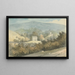 met golvend landschap en huis - Edward Francis Burney — ingelijst kunstwerk aan de muur