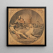 Macbeth, de banketscène, acte II, scène IV - Edward Francis Burney — ingelijst kunstwerk aan de muur