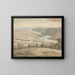 Landschap met rivier en boten - Edward Francis Burney — ingelijst kunstwerk aan de muur