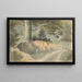 Route dans la forêt - Edward Francis Burney — ingelijst kunstwerk aan de muur
