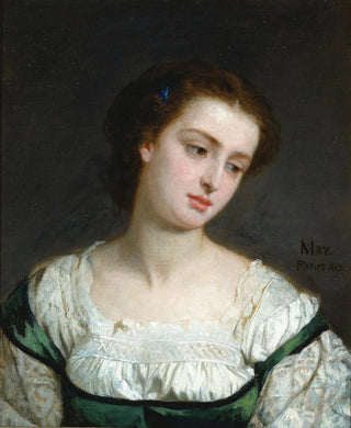 Edward Harrison May - Portrait of a Young Woman.webp
