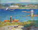 Een dagje vissen - Edward Henry Potthast — weergave van het kunstwerk