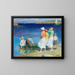 Een boottocht - Edward Henry Potthast — ingelijst kunstwerk aan de muur