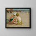 Van de zomervakantie - Edward Henry Potthast — ingelijst kunstwerk aan de muur
