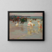 Strandscène of Zondag aan het strand - Edward Henry Potthast — ingelijst kunstwerk aan de muur