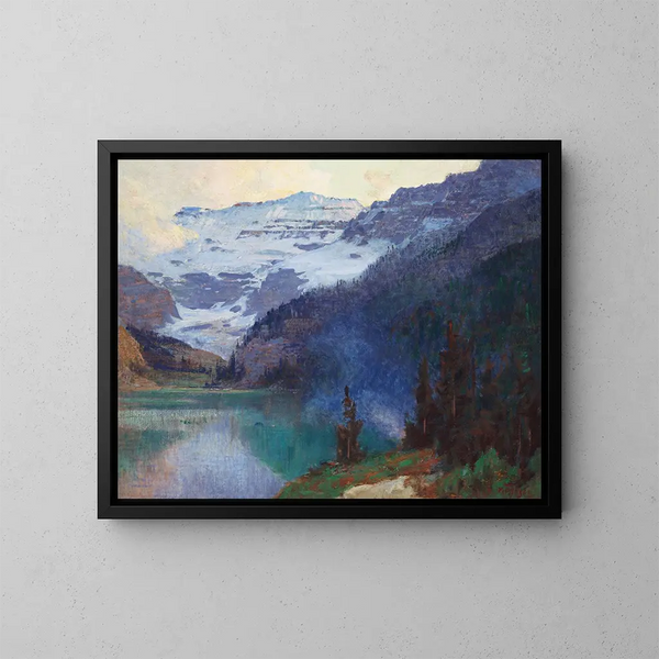 Lac Louise - Edward Henry Potthast — framed artwork on a wall