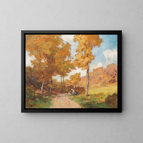 Untitled Painting - Edward Henry Potthast — framed artwork on a wall