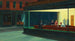 Nachtvlinders - Edward Hopper — weergave van het kunstwerk