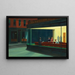 Nachtvlinders - Edward Hopper — ingelijst kunstwerk aan de muur
