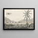 van het suikerplantagezicht Hallhead Jamaica - Edward Kennion — ingelijst kunstwerk aan de muur