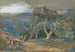 van een ver uitzicht op Corfu vanaf Viros - Edward Lear — weergave van het kunstwerk