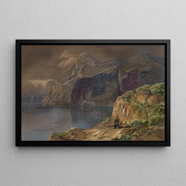 Edward Lear - A distant view of the Castel Sant Angelo Corf.webp