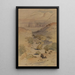 Pétra - Edward Lear — ingelijst kunstwerk aan de muur