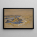 De Nijl bij Abou Seir, de tweede cataract, Egypte - Edward Lear — ingelijst kunstwerk aan de muur