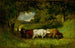 Rentrer les vaches - Edward Mitchell Bannister — weergave van het kunstwerk