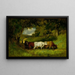 Rentrer les vaches - Edward Mitchell Bannister — ingelijst kunstwerk aan de muur