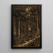 Landschap met pad door het bos - Edward Mitchell Bannister — ingelijst kunstwerk aan de muur