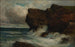 Kliffen aan de oceaan - Edward Mitchell Bannister — weergave van het kunstwerk