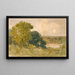Op de Seekonk - Edward Mitchell Bannister — ingelijst kunstwerk aan de muur