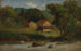 van Newport rotslandschap - Edward Mitchell Bannister — weergave van het kunstwerk