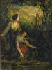 Het drinkbad met drie vrouwen in het water - Edward Mitchell Bannister — weergave van het kunstwerk