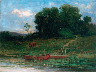 Edward Mitchell Bannister - The Farm Landing.webp