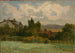 Onbekend: huizen en bomen - Edward Mitchell Bannister — weergave van het kunstwerk