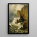 Reproduction of the painting Cliffs in a Storm - Edward Moran