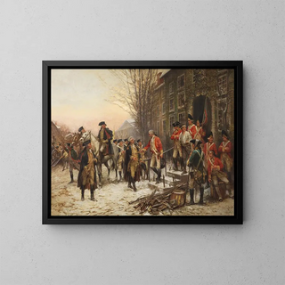 Edward Percy Moran - George Washington 17321799 in front of Nassau Hall.webp