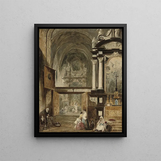 Edward Pritchett - The interior of Santa Maria Gloriosa Del Frari Venice.webp