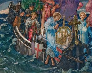 Edward Reginald Frampton - The Passage of the Holy Grail to Sarras.webp