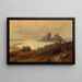 Landschap aan de kust - Edward Theodore Compton — ingelijst kunstwerk aan de muur